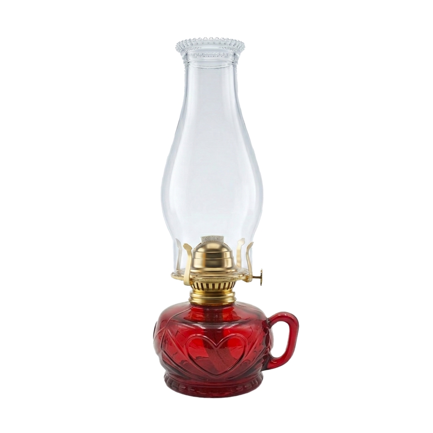 Brilagi - Lampada a petrolio MERLIN rossa