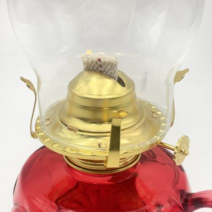 Brilagi - Lampada a petrolio MERLIN rossa