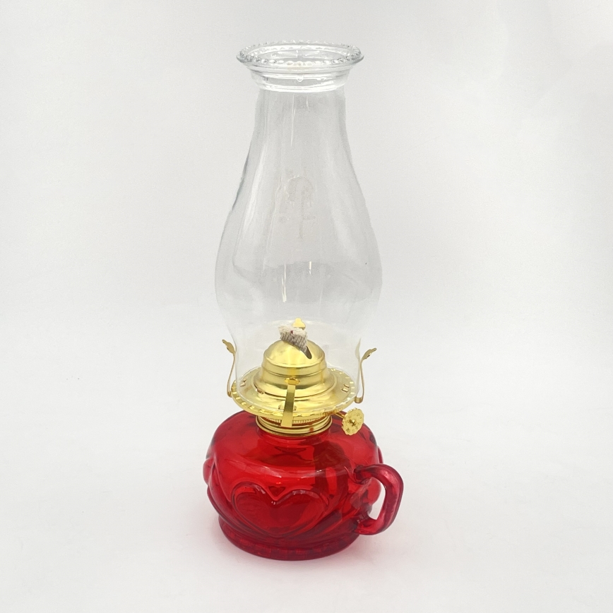Brilagi - Lampada a petrolio MERLIN rossa