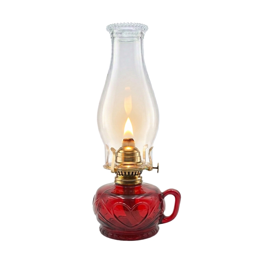 Brilagi - Lampada a petrolio MERLIN rossa