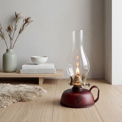 BRILAGI - Lampada a petrolio MERLIN rossa