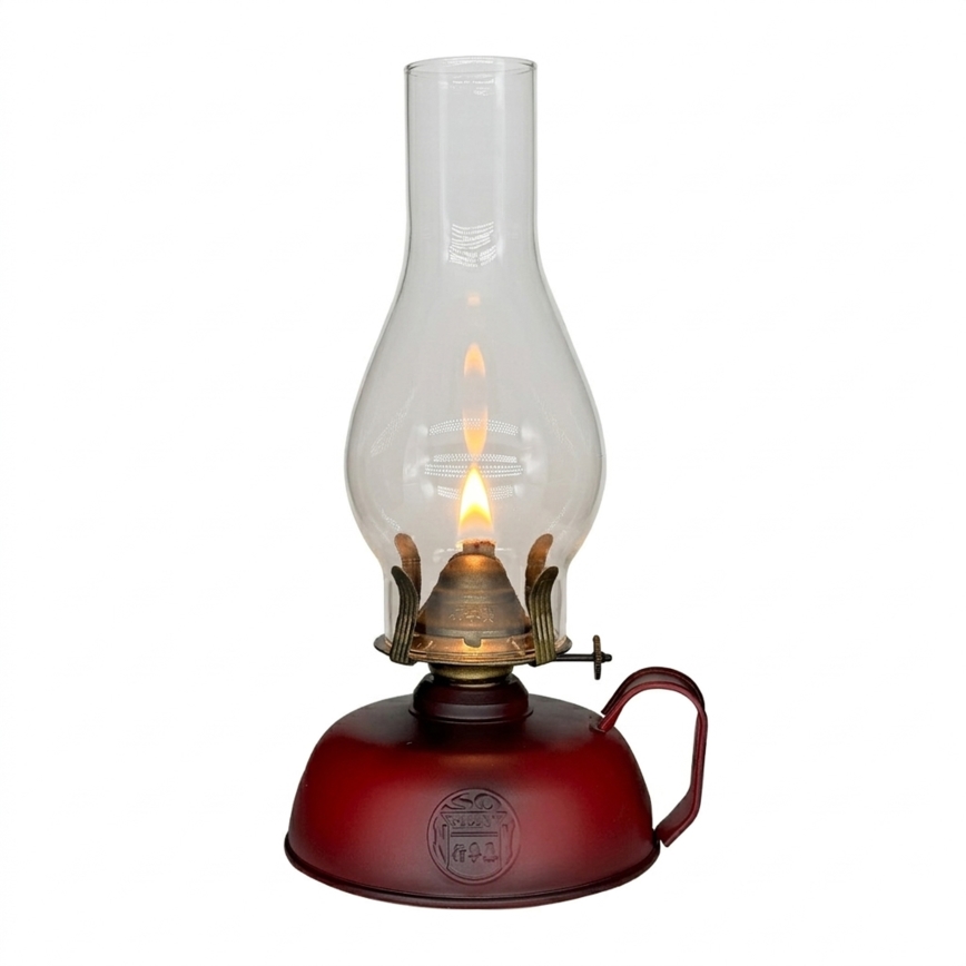BRILAGI - Lampada a petrolio MERLIN rossa