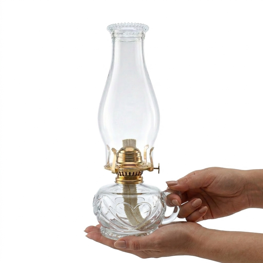 Brilagi - Lampada a petrolio MERLIN trasparente