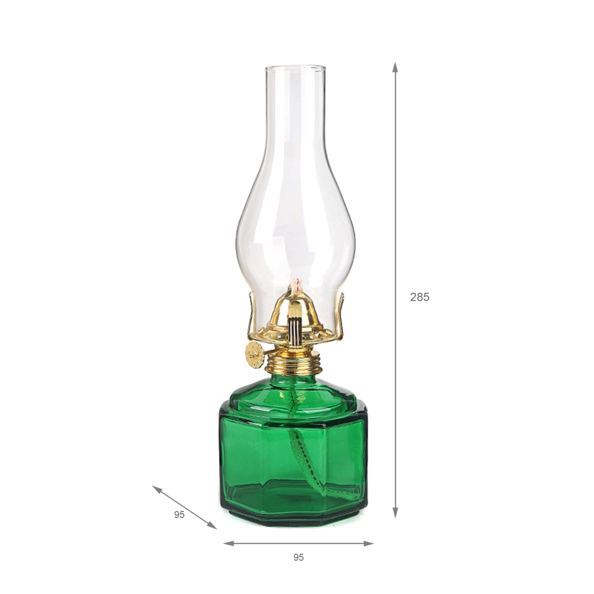Brilagi - Lampada a petrolio MERLIN verde