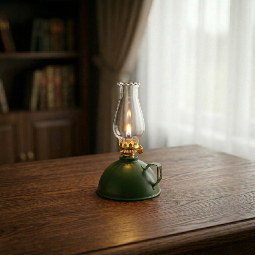 BRILAGI - Lampada a petrolio MERLIN verde