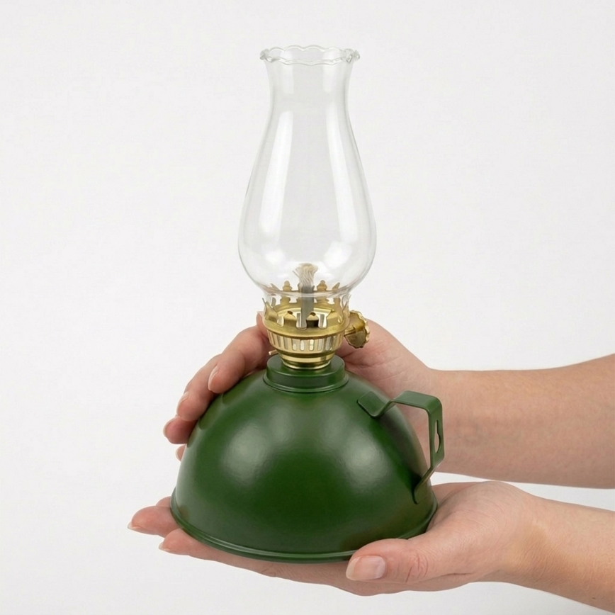 BRILAGI - Lampada a petrolio MERLIN verde