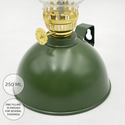 BRILAGI - Lampada a petrolio MERLIN verde