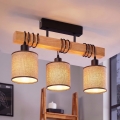 Brilagi - Lampada a plafone NUBILA 3xE27/60W/230V pino/marrone