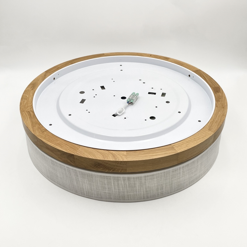 Brilagi - Lampada a soffitto LED BELLADONNA LED/36W/230V diam. 50 cm bianco/rovere
