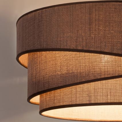 Brilagi - Lampada a sospensione con cavo ARROW 1xE27/60W/230V Ø 45 cm marrone