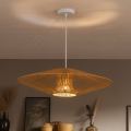 Brilagi - Lampada a sospensione con cavo CERIA BOHO 1xE27/40W/230V Ø 70 cm bianco/marrone