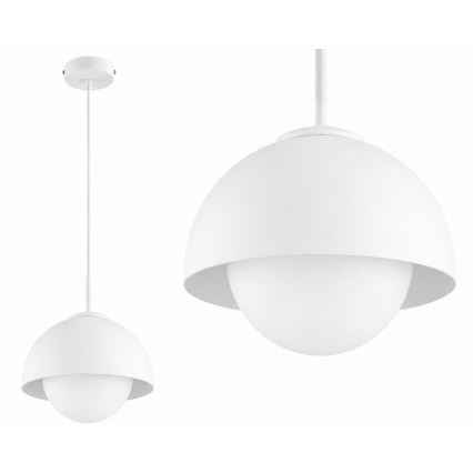 BRILAGI - Lampada a sospensione con cavo COSMO 1xE27/60W/230V Ø 18 cm, bianco