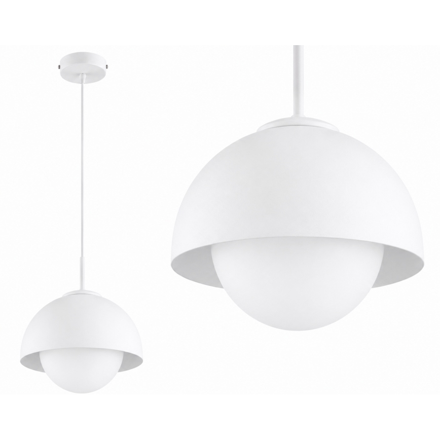 BRILAGI - Lampada a sospensione con cavo COSMO 1xE27/60W/230V Ø 18 cm, bianco