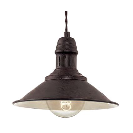 Brilagi - Lampada a sospensione con cavo FORGE 1xE27/60W/230V Ø 22 cm nera