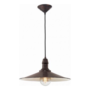 Brilagi - Lampada a sospensione con cavo FORGE 1xE27/60W/230V Ø 36 cm marrone