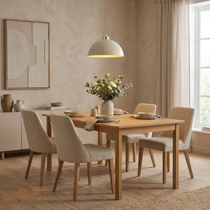 Brilagi - Lampada a sospensione con cavo MOON 1xE27/60W/230V Ø 30 cm beige/oro