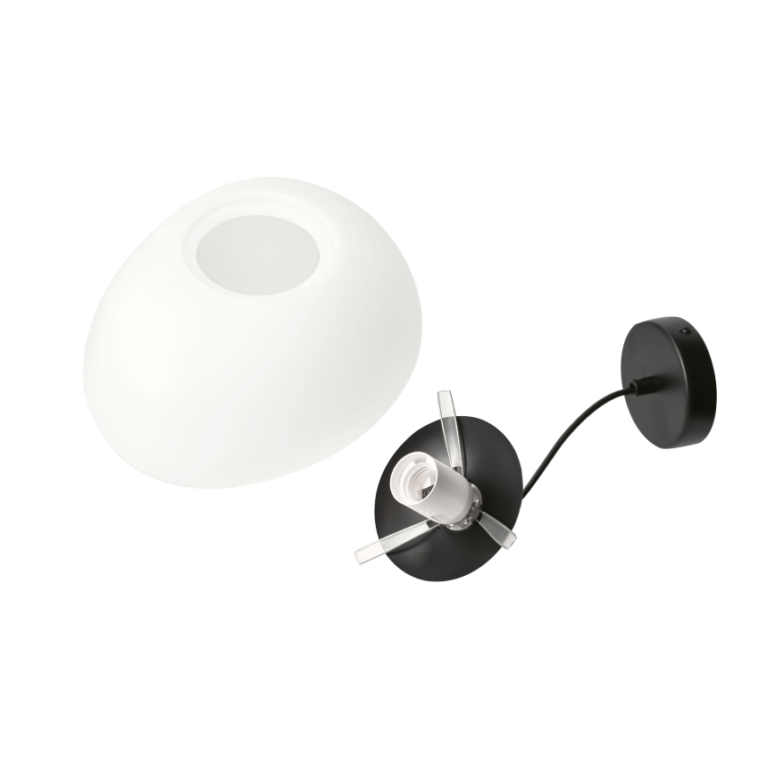 BRILAGI - Lampada a sospensione con cavo PEBBLES 1xE27/40W/230V Ø 20 cm nero