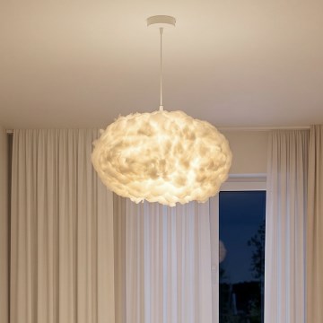Brilagi - Lampada a sospensione con cavo SOLEAIR 2xE27/40W/230V bianco