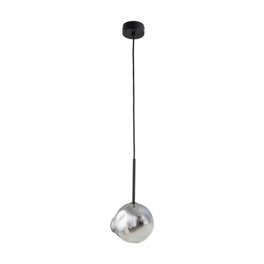 Brilagi - Lampada a sospensione con cavo VULCANO 1xG9/8W/230V Ø 15 cm nero/nero fumé