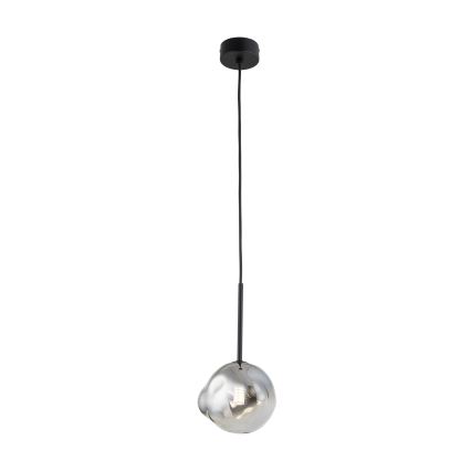 Brilagi - Lampada a sospensione con cavo VULCANO 1xG9/8W/230V Ø 15 cm nero/nero fumé