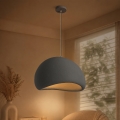 BRILAGI - Lampada a sospensione con cavo WABI SABI 1xE27/60W/230V Ø 50 cm grigia