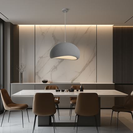 BRILAGI - Lampada a sospensione con cavo WABI SABI 1xE27/60W/230V Ø 50 cm grigia