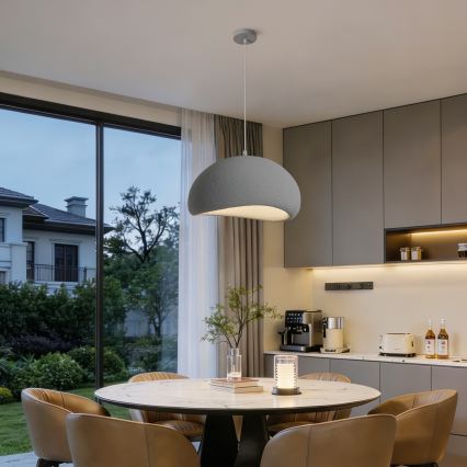BRILAGI - Lampada a sospensione con cavo WABI SABI 1xE27/60W/230V Ø 50 cm grigia