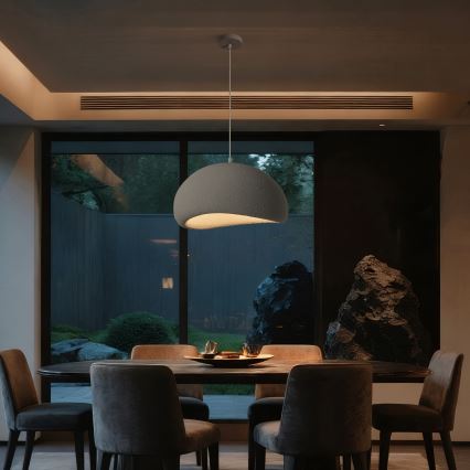 BRILAGI - Lampada a sospensione con cavo WABI SABI 1xE27/60W/230V Ø 50 cm grigia