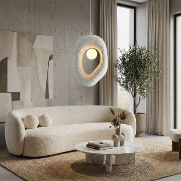 Brilagi - Lampada a sospensione con cavo ZOGA 1xG9/8W/230V bianca