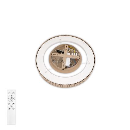 Brilagi - Lampadario dimmerabile a sospensione con cavo FALCON MODERN LED/30W/230V 3000-6500K 40 cm beige + telecomando