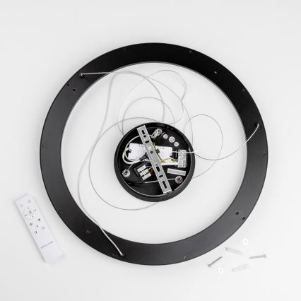 Brilagi - Lampadario a sospensione LED dimmerabile su cavo FALCON SLIM LED/42W/230V 3000-6500K Ø 50 cm nero + telecomando
