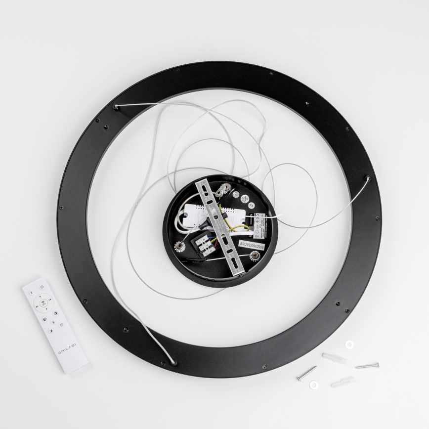 Brilagi - Lampadario a sospensione LED dimmerabile su cavo FALCON SLIM LED/42W/230V 3000-6500K Ø 50 cm nero + telecomando