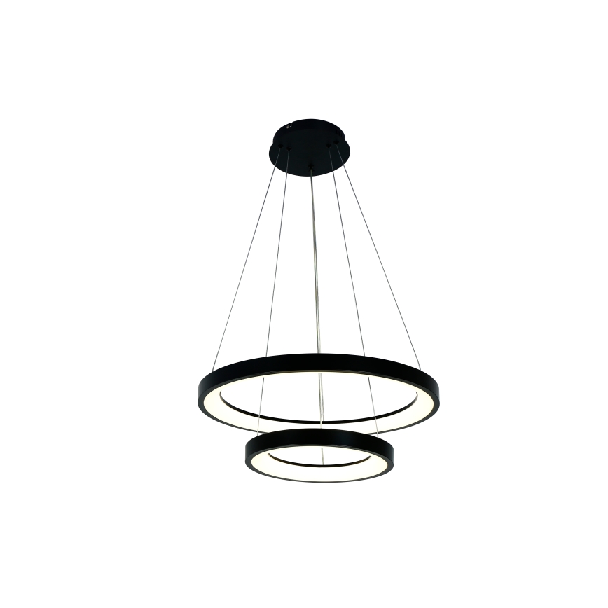 Brilagi - Lampada a sospensione dimmerabile su cavo FALCON SLIM LED/68W/230V 3000-6500K Ø 50 cm nero + telecomando