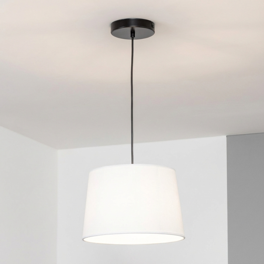 Brilagi - Lampada a sospensione LED con cavo CERIA 1xE27/40W/230V Ø 30 cm bianco