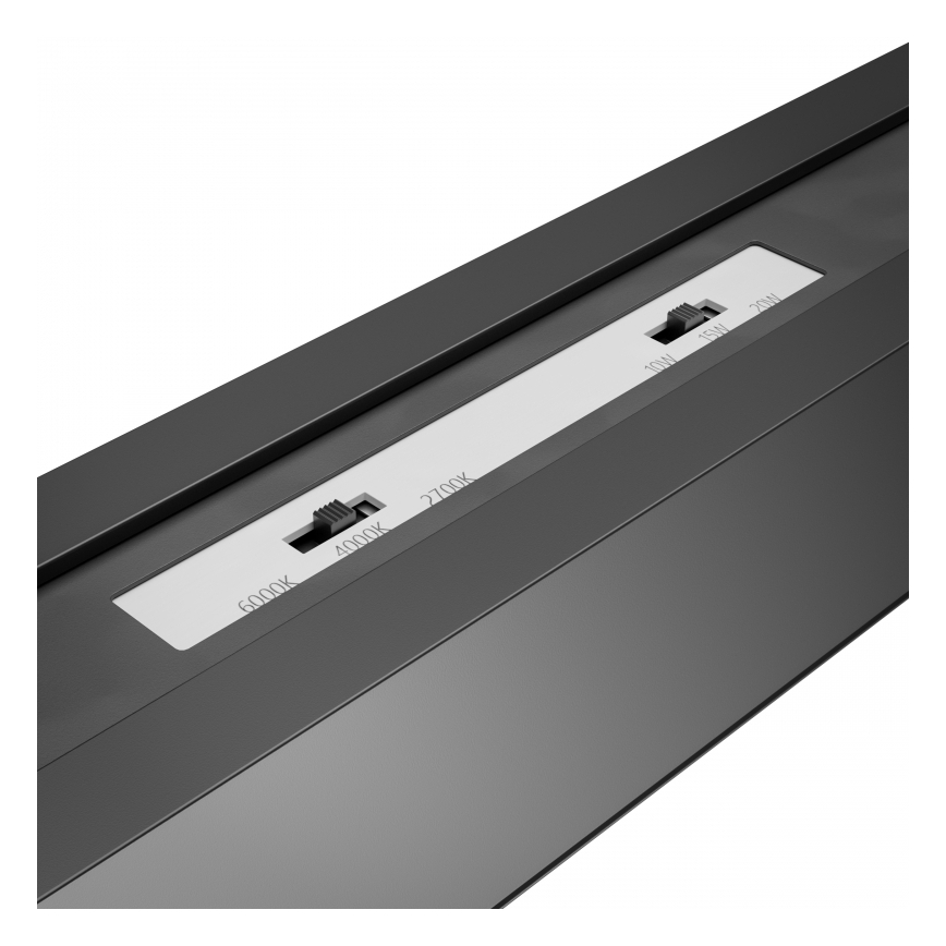 Brilagi - Lampada a sospensione LED FULLDAY LED/30/40/50W/230V 2700/4000/6000K 150 cm nera