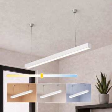 Brilagi - Lampada a sospensione LED FULLDAY LED/30/40/50W/230V 2700/4000/6000K 150 cm bianca