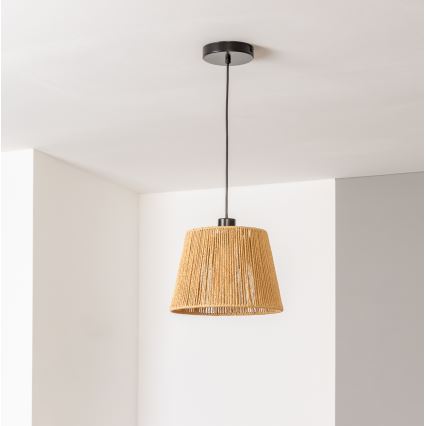 Brilagi - Lampada a sospensione LED su cavo CERIA BOHO 1xE27/40W/230V Ø 28 cm marrone