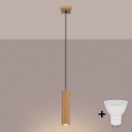 Brilagi - Lampada a sospensione LED su cavo CRESTO 1xGU10/10W/230V oro