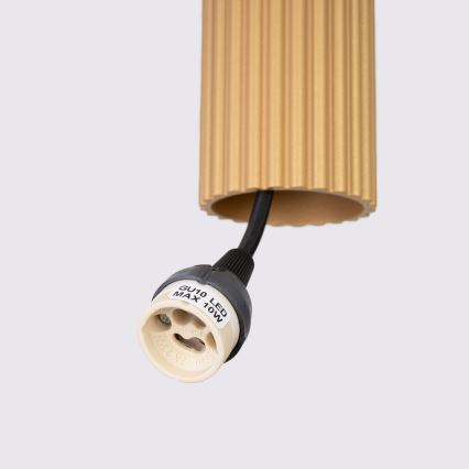 Brilagi - Lampada a sospensione LED su cavo CRESTO 1xGU10/10W/230V oro
