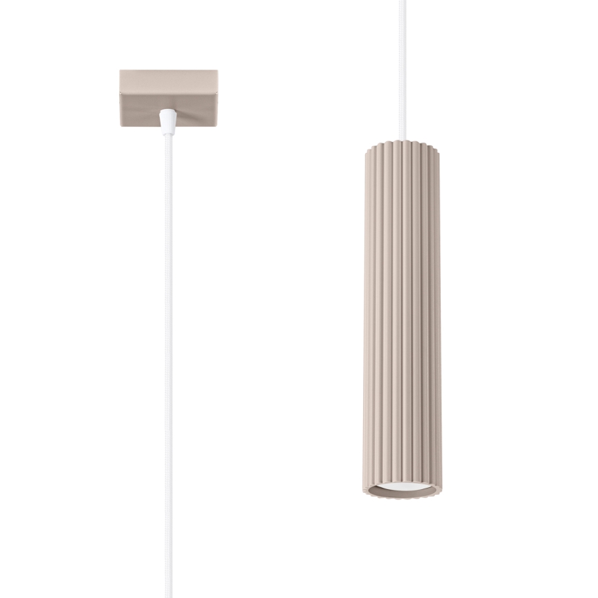Brilagi - Lampada a sospensione LED su cavo CRESTO 1xGU10/10W/230V taupe