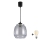 Brilagi - Lampada a sospensione LED su cavo RETRO GLASS 1xE27/60W/230V Ø 26 cm nero/grigio fumé