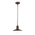 Brilagi - Lampada a sospensione per esterni MOLDE 1xE27/60W IP44 bronzo/patina