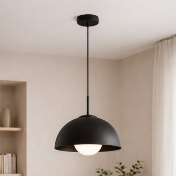 BRILAGI - Lampada a sospensione su cavo COSMO 1xE27/60W/230V Ø 30 cm nera