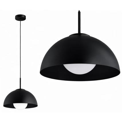 BRILAGI - Lampada a sospensione su cavo COSMO 1xE27/60W/230V Ø 30 cm nera
