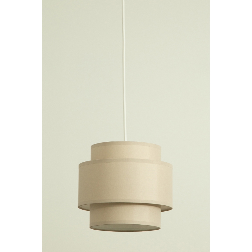 Brilagi - Lampada a sospensione su cavo RESNA 2xE27/60W/230V Ø 30 cm beige