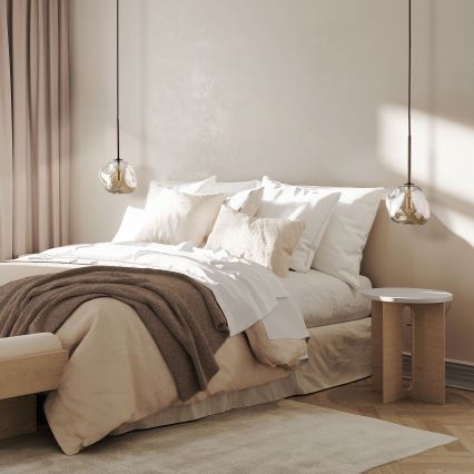 Brilagi - Lampada a sospensione su cavo VULCANO 1xG9/8W/230V bronzo/beige fumé