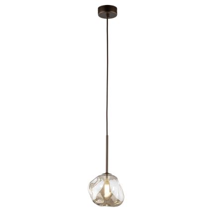 Brilagi - Lampada a sospensione su cavo VULCANO 1xG9/8W/230V bronzo/beige fumé