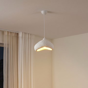 Brilagi - Lampada a sospensione su cavo WABI SABI 1xE27/40W/230V Ø 30 cm bianca