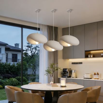 BRILAGI - Lampada a sospensione su cavo WABI SABI 1xE27/60W/230V Ø 40 cm bianca