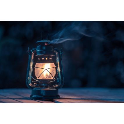 Brilagi - Lampada ad olio LANTERNA 24,5 cm blu